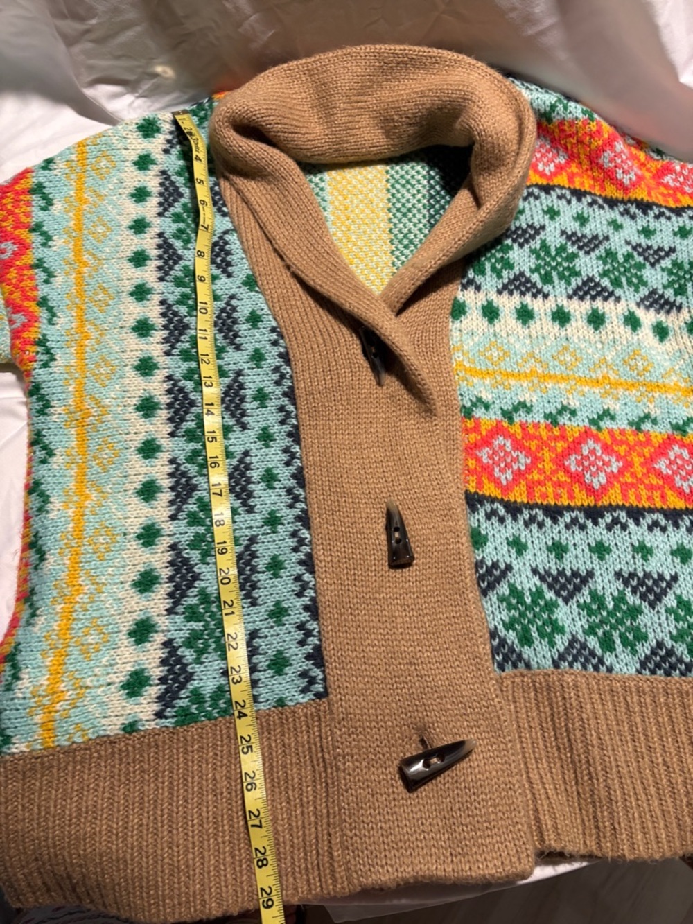 Anthropologie Multicolor Knit Sweater with cowl neck - Picture 2 of 5